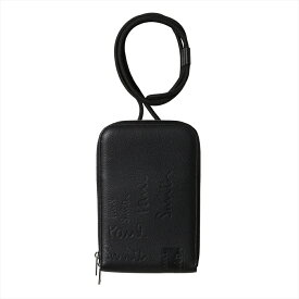 ポールスミス スマホポーチ M1A 7270 ILOGEM 79-BLACK ブラック メンズ PAUL SMITH スマホポシェット スマホショルダー カード入れ レザー 本革 フォンショルダー