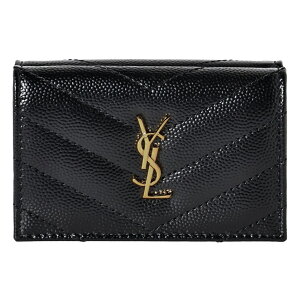 サンローラン(SAINT LAURENT) ブラック 三つ折り財布 | 通販・人気 