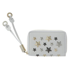 ジミーチュウ 財布 ホワイト JIMMY CHOO NELLIE LTR WHITE/METALLIC MIX