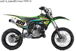 �J���T�L KAWASAKI KX85 �K�� �I���W�i�� �X�e�b�J�[ �f�J�[�� 2014 2015 2016 2017 2018 2019 2020 2021 �o�C�N�p �I�t���[�h�o�C�N