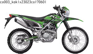 �J���T�L KAWASAKI KLX230 KLX230S KLX230SE �K�� �I���W�i�� �X�e�b�J�[ �f�J�[�� 2023 �o�C�N�p �I�t���[�h�o�C�N