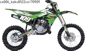 �J���T�L KAWASAKI KX85 KX112 �K�� �I���W�i�� �X�e�b�J�[ �f�J�[�� 2022 2023 2024 2025 2026 �o�C�N�p �I�t���[�h�o�C�N