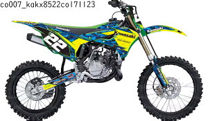 �J���T�L KAWASAKI KX85 KX112 �K�� �I���W�i�� �X�e�b�J�[ �f�J�[�� 2022 2023 2024 2025 2026 �o�C�N�p �I�t���[�h�o�C�N