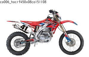 �z���_ HONDA CRF450X �K�� 2005 2006 2007 �O���t�B�b�N�f�J�[���L�b�g �X�e�b�J�[ �f�J�[�� �o�C�N�p �I�t���[�h�o�C�N �yA�O���[�v�z