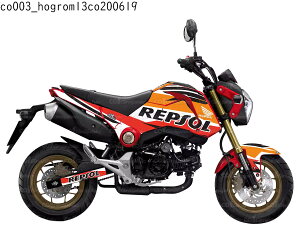 �z���_ HONDA �O���� GROM MSX125 �K�� �I���W�i�� �X�e�b�J�[ �f�J�[�� 2013 2014 2015 �o�C�N�p �I�t���[�h�o�C�N �I�����[�h�o�C�N