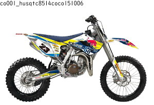 �n�X�N�o�[�i HUSQVARNA TC85 �K�� �I���W�i�� �X�e�b�J�[ �f�J�[�� 2015 2016 2017 �o�C�N�p �I�t���[�h�o�C�N �yA�O���[�v�z