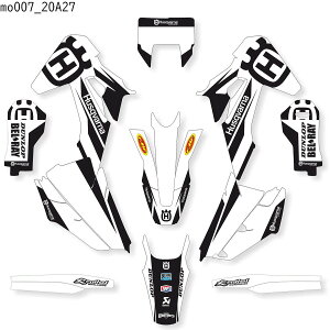 �n�X�N�o�[�i HUSQVARNA TC85 �K�� �I���W�i�� �X�e�b�J�[ �f�J�[�� 2025 �o�C�N�p �I�t���[�h�o�C�N �yA�O���[�v�z