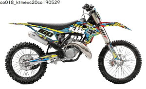 KTM EXC EXCF XCW XCFW �K�� �I���W�i�� �X�e�b�J�[ �f�J�[�� 2020 2021 2022 2023 �o�C�N�p �I�t���[�h�o�C�N