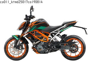 KTM DUKE 250 �K�� �I���W�i�� �X�e�b�J�[ �f�J�[�� 2017 2018 �o�C�N�p �I�t���[�h�o�C�N