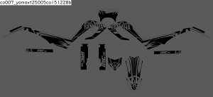 YAMAHA ���}�n �Z���[250 XT250 �O���t�B�b�N�f�J�[���L�b�g �X�e�b�J�[ �f�J�[�� 2005 2006 2007 2008 2009 2010 2011 2012 2013 2014 2015 2016 2017 �o�C�N�p �I�t���[�h�o�C�N