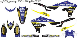 YAMAHA ���}�n WR450F �K�� �I���W�i�� �X�e�b�J�[ �f�J�[�� 2019 2020 2021 2022 2023 �o�C�N�p �I�t���[�h�o�C�N �yB�O���[�v�z
