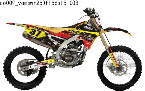 ���}�n YAMAHA YZ250F �K�� �I���W�i�� �X�e�b�J�[ �f�J�[�� 2014 2015 2016 2017 2018 �o�C�N�p �I�t���[�h�o�C�N �yA�O���[�v�z