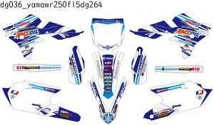 ���}�n YAMAHA YZ250F �K�� �I���W�i�� �X�e�b�J�[ �f�J�[�� 2014 2015 2016 2017 2018 �o�C�N�p �I�t���[�h�o�C�N �yD�O���[�v�z