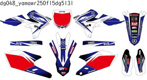 ���}�n YAMAHA YZ250F �K�� �I���W�i�� �X�e�b�J�[ �f�J�[�� 2014 2015 2016 2017 2018 �o�C�N�p �I�t���[�h�o�C�N �yE�O���[�v�z
