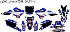 ���}�n YAMAHA YZ250F �K�� �I���W�i�� �X�e�b�J�[ �f�J�[�� 2014 2015 2016 2017 2018 �o�C�N�p �I�t���[�h�o�C�N �yE�O���[�v�z