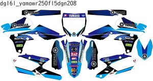 ���}�n YAMAHA YZ250F �K�� �I���W�i�� �X�e�b�J�[ �f�J�[�� 2014 2015 2016 2017 2018 �o�C�N�p �I�t���[�h�o�C�N �yH�O���[�v�z