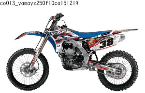 ���}�n YAMAHA YZ250F �K�� �I���W�i�� �X�e�b�J�[ �f�J�[�� 2010 2011 2012 2013 �o�C�N�p �I�t���[�h�o�C�N �yA�O���[�v�z