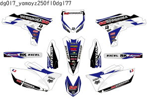 ���}�n YAMAHA YZ250F �K�� �I���W�i�� �X�e�b�J�[ �f�J�[�� 2010 2011 2012 2013 �o�C�N�p �I�t���[�h�o�C�N �yB�O���[�v�z