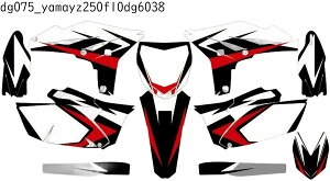 ���}�n YAMAHA YZ250F �K�� �I���W�i�� �X�e�b�J�[ �f�J�[�� 2010 2011 2012 2013 �o�C�N�p �I�t���[�h�o�C�N �yC�O���[�v�z