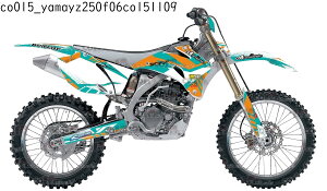 ���}�n YAMAHA YZ250F YZ450F �K�� �I���W�i�� �X�e�b�J�[ �f�J�[�� 2006 2007 �o�C�N�p �I�t���[�h�o�C�N �yA�O���[�v�z