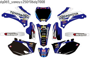 ���}�n YAMAHA YZ250F YZ450F �K�� �I���W�i�� �X�e�b�J�[ �f�J�[�� 2006 2007 �o�C�N�p �I�t���[�h�o�C�N �yD�O���[�v�z