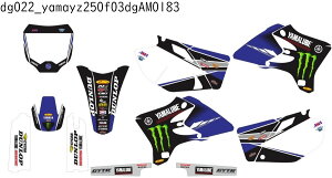 ���}�n YAMAHA YZ250F YZ450F �K�� �I���W�i�� �X�e�b�J�[ �f�J�[�� 2003-2004 �o�C�N�p �I�t���[�h�o�C�N