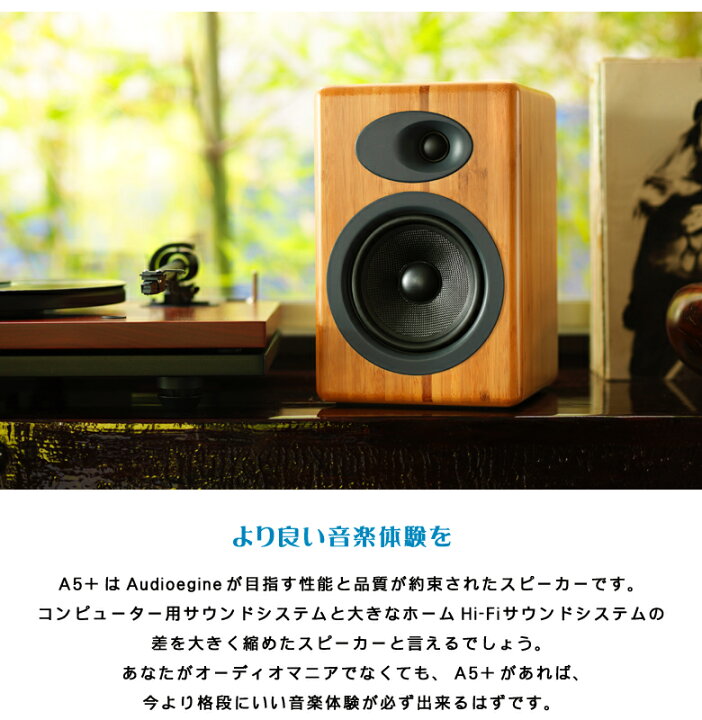 楽天市場】価格帯を超えた圧倒的な高音質を実現【Audioengine A5+ 