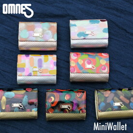 OMNES JUMBLEシリーズ 鹿革とリアルフェザーのコンパクト ミニウォレット オムネス エナメルフィルム 財布 ミニマリスト 小型 薄型 ミニ財布 薄い 極小財布