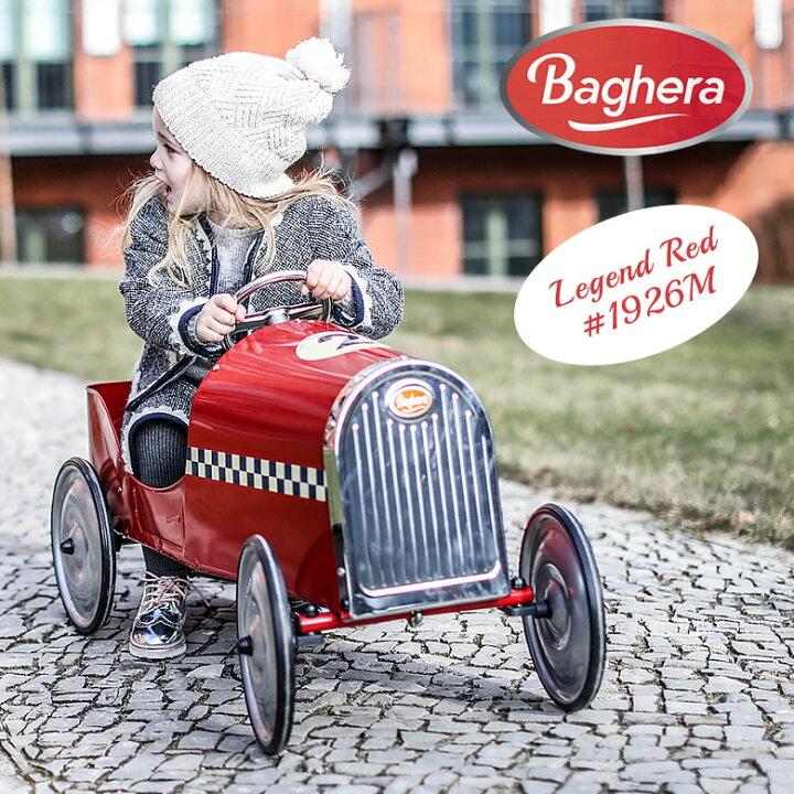 楽天市場】Baghera ペダルカー ライドオン Legend Red Rider #1926M 