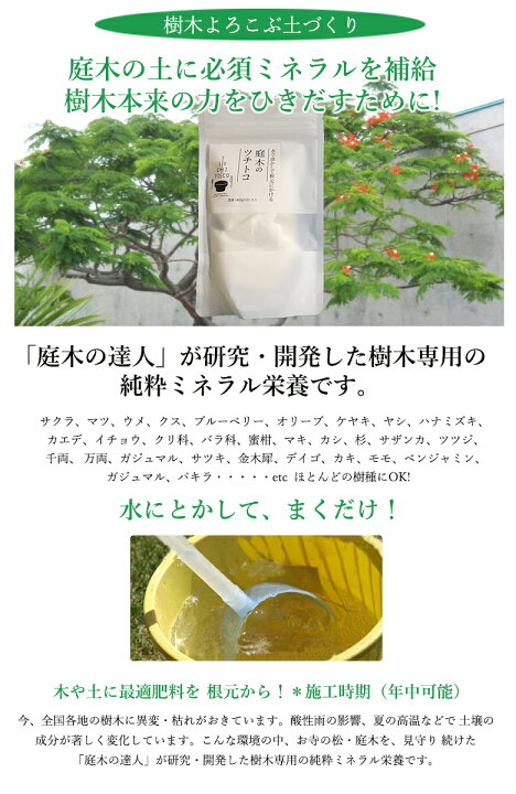 楽天市場 送料無料 庭木のツチトコ 4袋 40g 12個セット 樹木専用の純粋ミネラル 栄養 Tsuchitoco ツチトコ 天然成分 栄養剤 観葉植物 ミネラル 栄養 肥料 おいしくなる プランター ほとんどの樹種に使える 想いを繋ぐ百貨店 Tsunagu