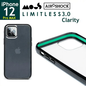 iPhone12 Pro MAX�P�[�X 6.7inch CLARITY�i�N���A�P�[�X�j10m�ȏ�̍������痎�Ƃ��Ă�����Ȃ��I�H�X�}�z�̉�ʊ���ƌ��ʁIMous Limitless 3.0 mous case �ϏՌ� �y�� iPhone�̃f�U�C����������