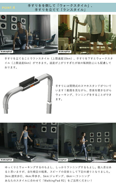 楽天市場】WalkingPad R2 ウォーキングパッド【最新モデル】ルーム 