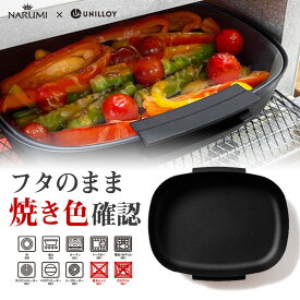 【特許出願中】 焼き色がつくガラス蓋付きココット NARUMI×UNILLOY コラボ 鋳物鍋「+visiココット」フタ付き ガラス蓋 直火 IH 電気 魚焼き グリル ステーキ グラタン パエリア パン アウトドア オーブン