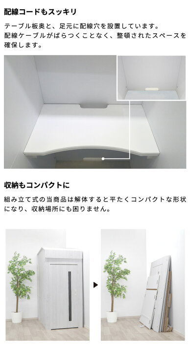 楽天市場】テレワーク ワークブースボックス 【天井・ライト付き 