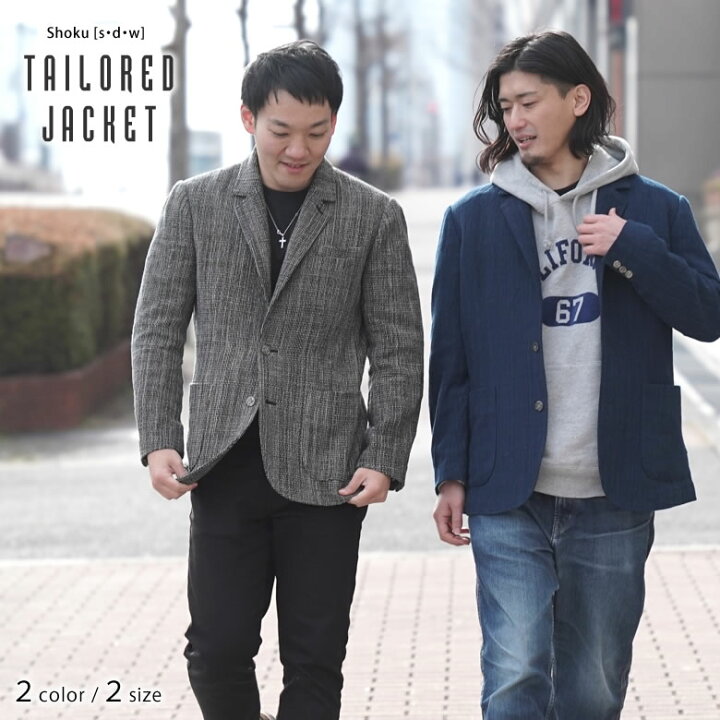 楽天市場】TAILORED JACKET テーラードジャケット Shoku [s・d・w 