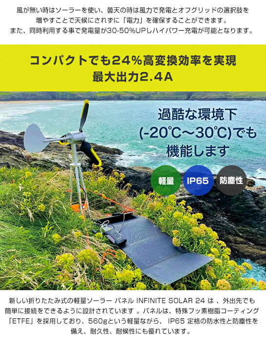 楽天市場】INFINITE SOLAR 24 ソーラー24【専用オプション 