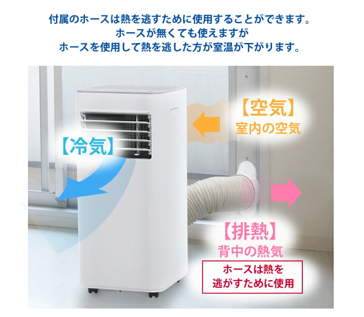 楽天市場】【工事不要】 スポットクーラー コンセントだけで使える 