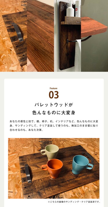 楽天市場】古材 壁 板 天板 テーブル 家具 木材 DIY 棚 壁 取り付け 
