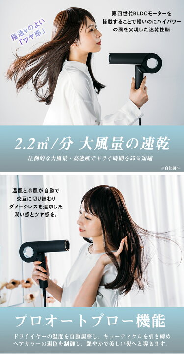 楽天市場】cadre hair dryer ドライヤー カドレ ヘアドライヤー 大風量 