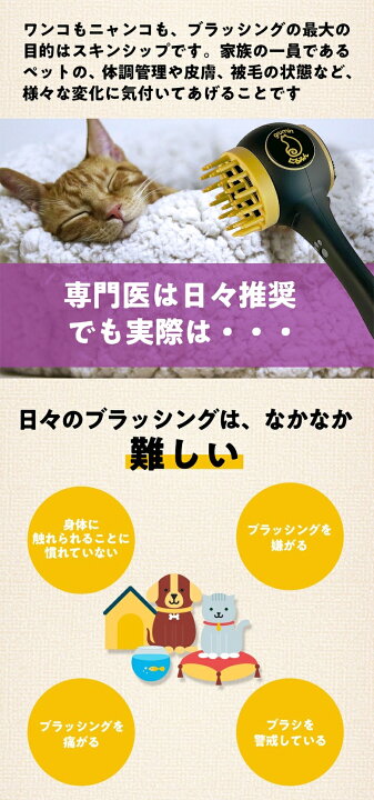楽天市場】グルーミングぐるみん grumin ペット専用ブラッシング 