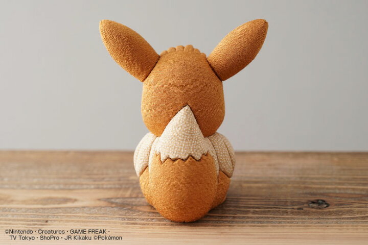 楽天市場】江戸木目込み人形 イーブイ ポケモン ポケットモンスター 