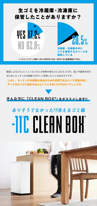 楽天市場】CLEAN BOX クリーンボックス 冷やす ゴミ箱 冷凍ゴミ箱 