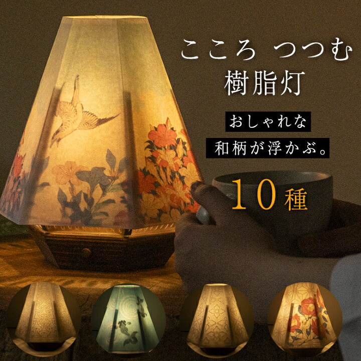 楽天市場】樹脂灯 灯紋様 重重 観月 和照明 和風照明 和紙ライト 和紙 