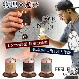FEEL FLUX フィールフラックス オリジナル ORIGINAL 銅 レンツの法則 反重力効果 電磁誘導 没入体験 新感覚 物理 科学の原理 視覚的 触覚的 集中力 思考力 創造性 大人向け玩具 時間潰し ハマる サイエンストイ スキルトイ アクショントイ ハンガリー