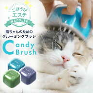Candy Brush キャンディブラシ 猫用 ブラシ ペットブラシ グルーミングブラシ マッサージブラシ シリコン…