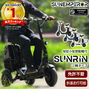 【特定小型原動機付自転車】SUNRIN 免許不要 三輪 3輪 電動キックボード 電動モビリティ 高機能 坂道 車道 歩道 走行…