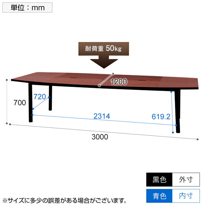 楽天市場】【法人様限定】【8人用 会議セット】会議用テーブル 3000 
