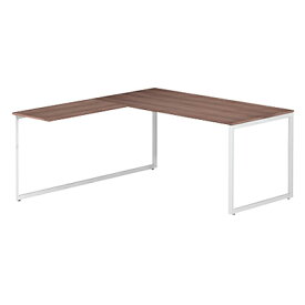 Garage(ガラージ)/fantoni GX/ファントーニ GX L型デスク ロ字脚 幅1600×奥行1700(800・450)×高さ720mm / GA-GX-1682L