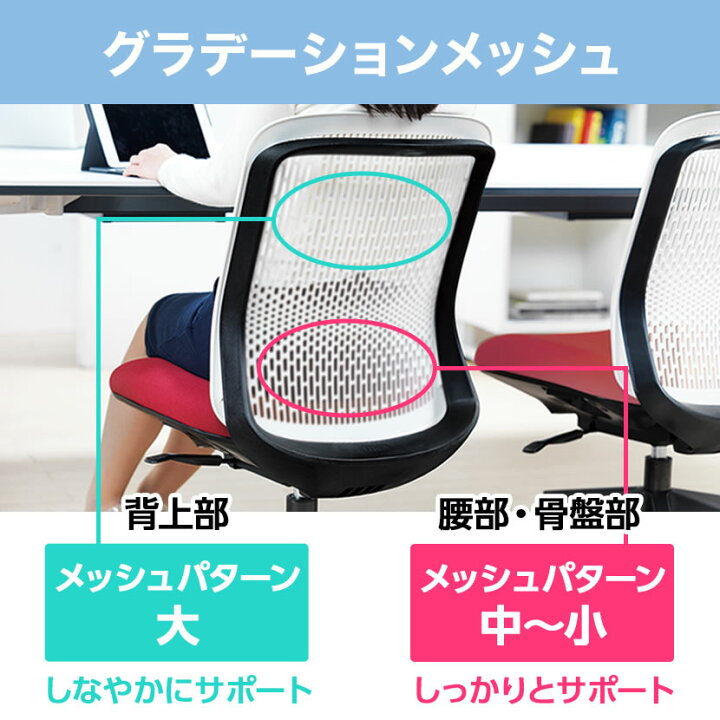 楽天市場】プラス トライ Try オフィスチェア スモークブラックシェル 