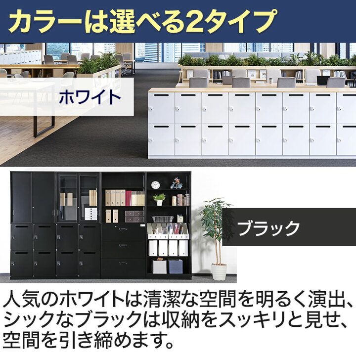 楽天市場】パーソナルロッカー 2人用 2列1段 H350 上置き ダイヤル錠 